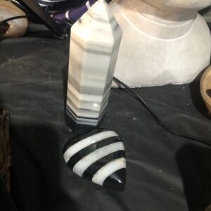 Black and white tower and heart (SOLD)